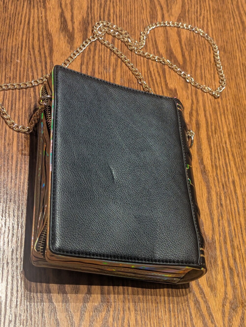 Betsey Johnson Kitsch Holographic Book Of Spells Crossbody Purse - Picture 7 of 14